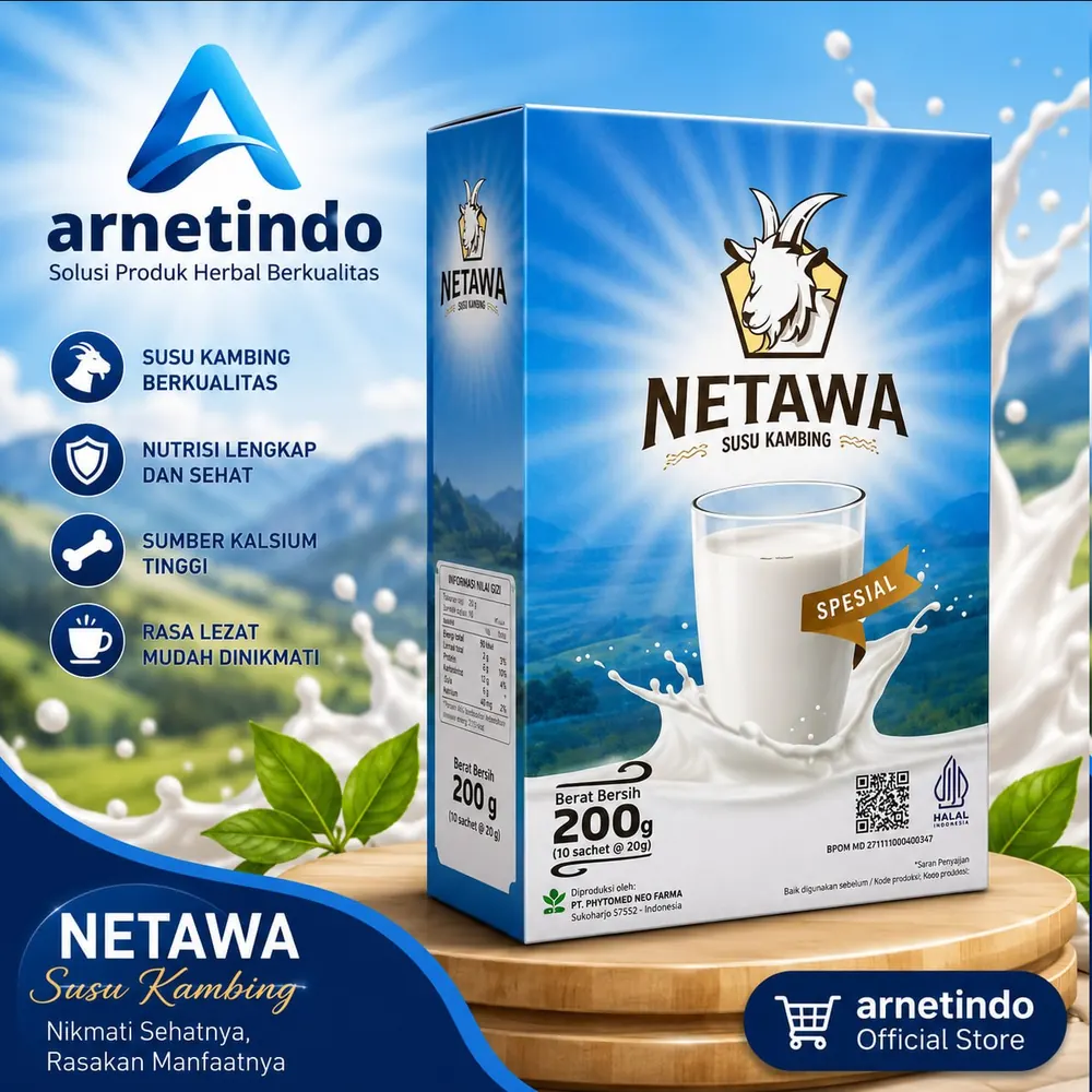 NETAWA susu kambing Arnetindo
